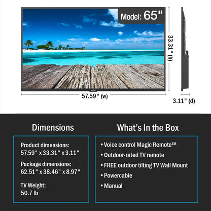 New Neptune™ Full Sun Outdoor Smart Tvs