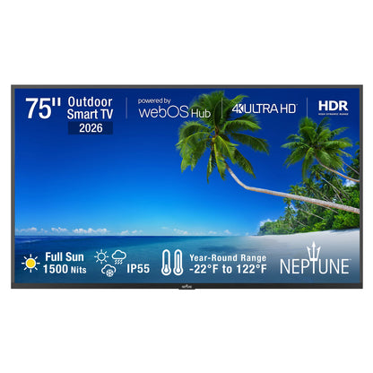 New Neptune™ Full Sun Outdoor Smart Tvs