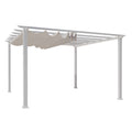 Aluminum Pergola Built for Year-Round Outdoor Living, 11x11 Retractable Canopy, Rust-Resistant Frame, 121 Sq Ft